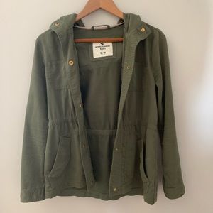Green fall jacket
